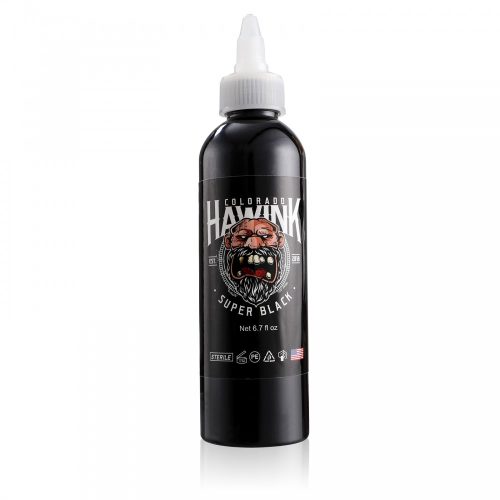 TI963 - HAWINK SUPER BLACK 200 ml (tetováló gyakorló festék)