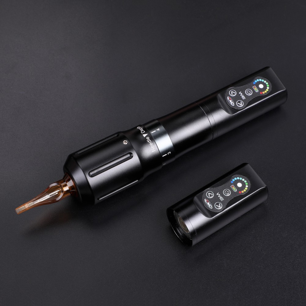 CNC-M-WE professzionális vezeték nélküli forgómotoros tetováló pen